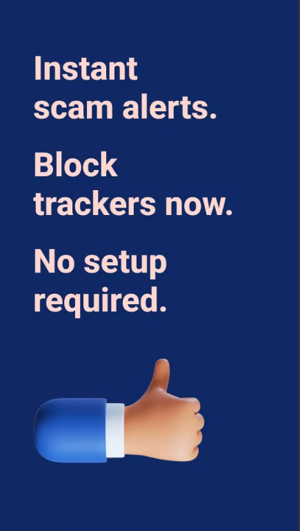 There is always information about the warning level and blocking of trackers in BLOKK MOD APK