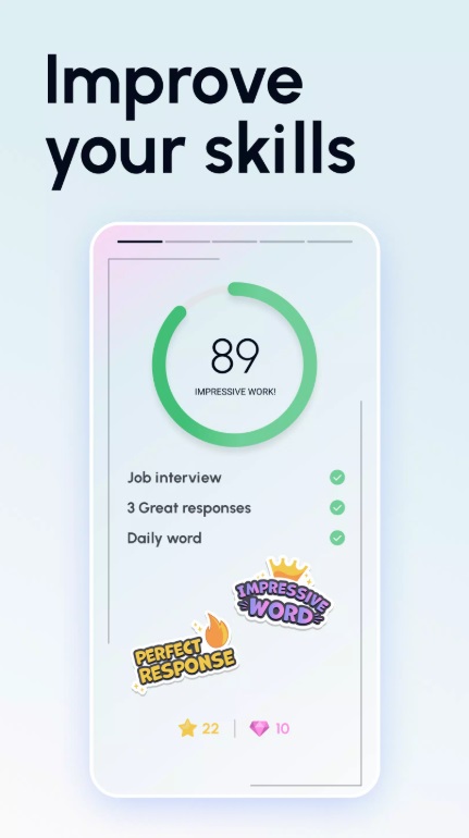 Improve your English skills most fluently in Speak English with Loora AI MOD APK