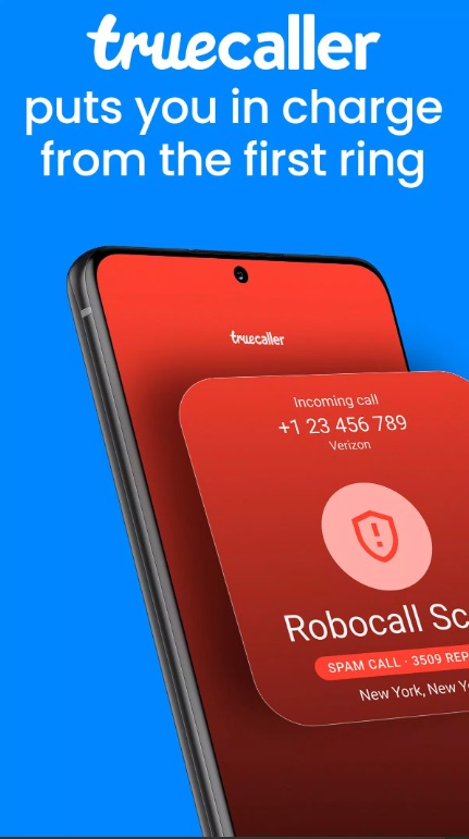 Give red alert from the first ring to alert users in Truecaller MOD APK