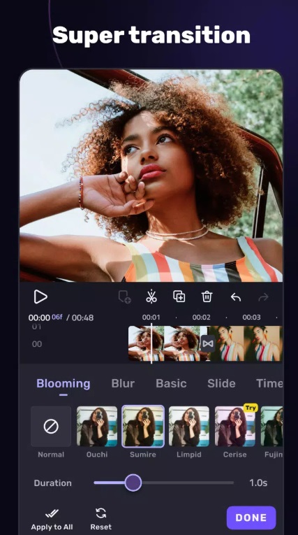 Full of features for you to be creative in editing videos in VivaCut MOD APK